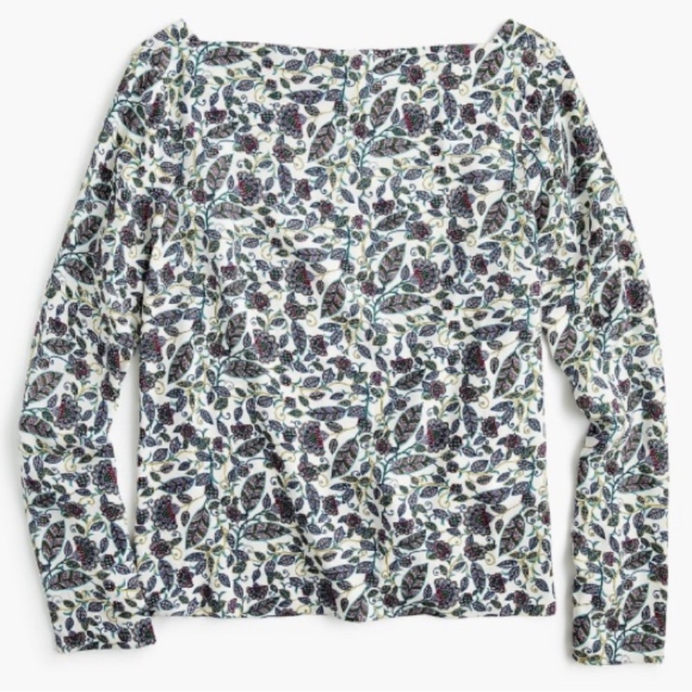 Floral Print Women's Top - Picture 3 of 10